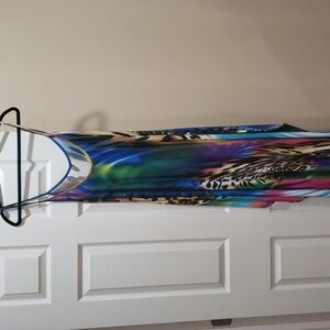 Colorful Animal Print Maxi Dress